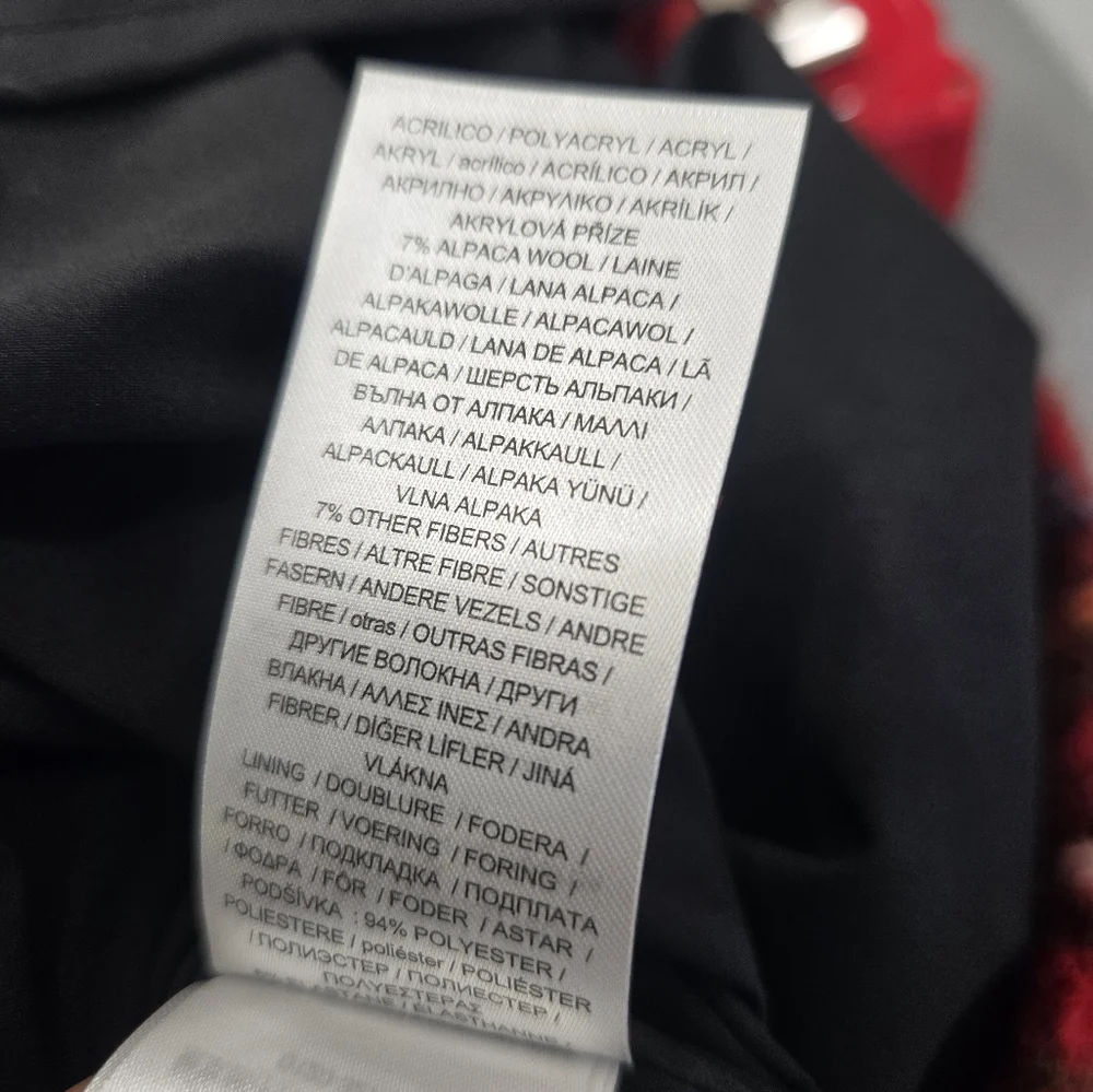 Lauren Ralph Lauren Women's Size 8 Plaid Mohair Pencil Mini Skirt 28" Waist - Picture 8 of 8